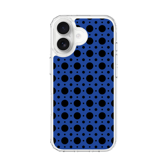 スリムプロテクションケース［ Shower Dot - Blue ］