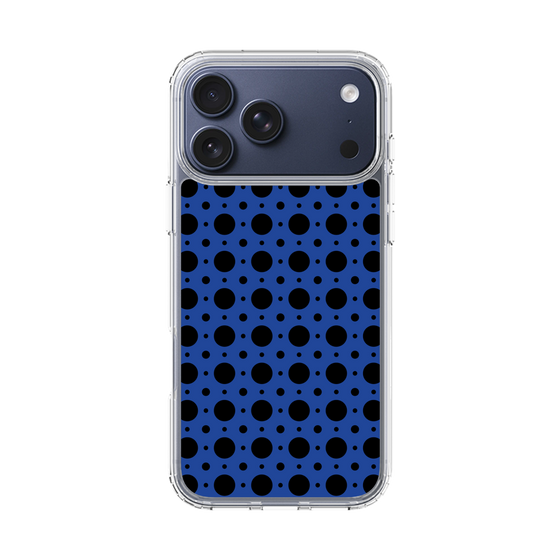 スリムプロテクションケース［ Shower Dot - Blue ］