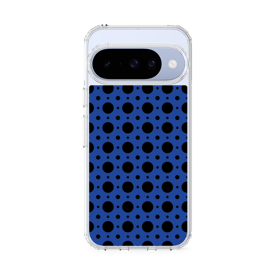 スリムプロテクションケース［ Shower Dot - Blue ］