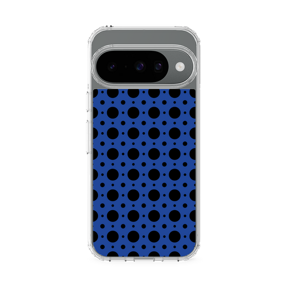 スリムプロテクションケース［ Shower Dot - Blue ］