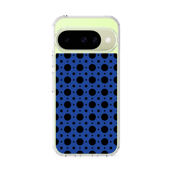 スリムプロテクションケース［ Shower Dot - Blue ］