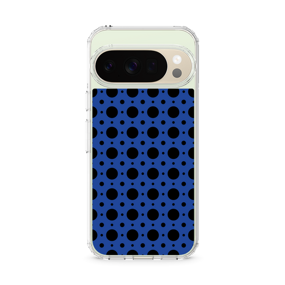 スリムプロテクションケース［ Shower Dot - Blue ］