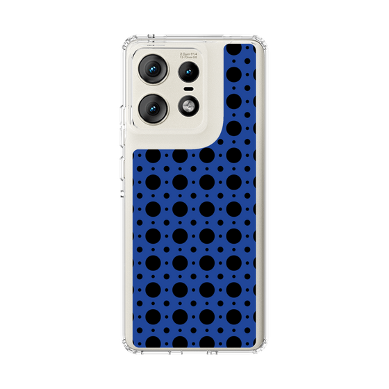 スリムプロテクションケース［ Shower Dot - Blue ］