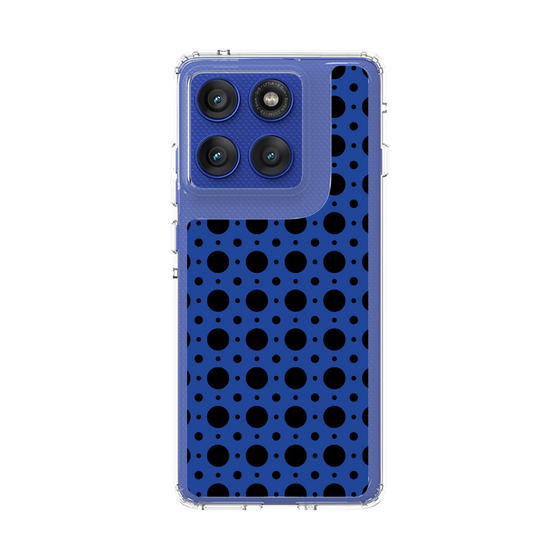 スリムプロテクションケース［ Shower Dot - Blue ］