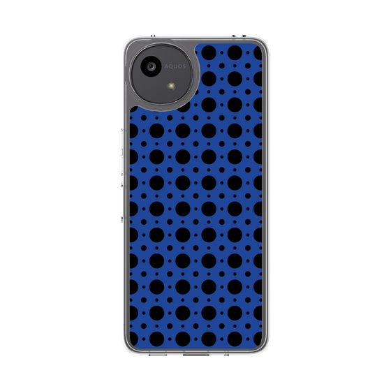 スリムプロテクションケース［ Shower Dot - Blue ］
