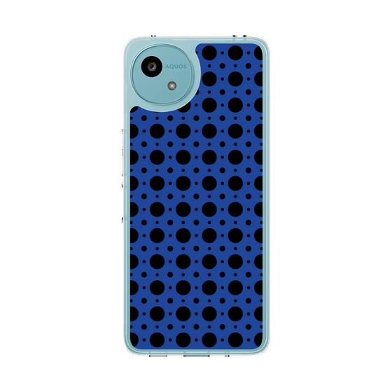 スリムプロテクションケース［ Shower Dot - Blue ］