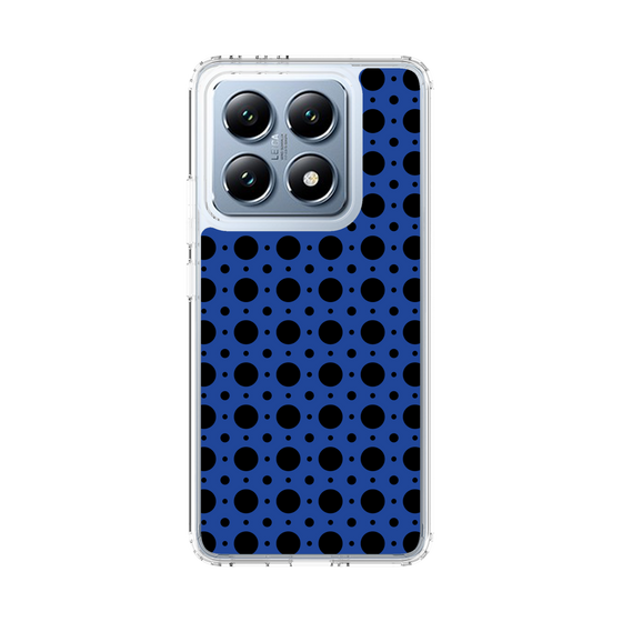 スリムプロテクションケース［ Shower Dot - Blue ］