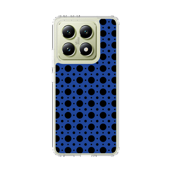 スリムプロテクションケース［ Shower Dot - Blue ］