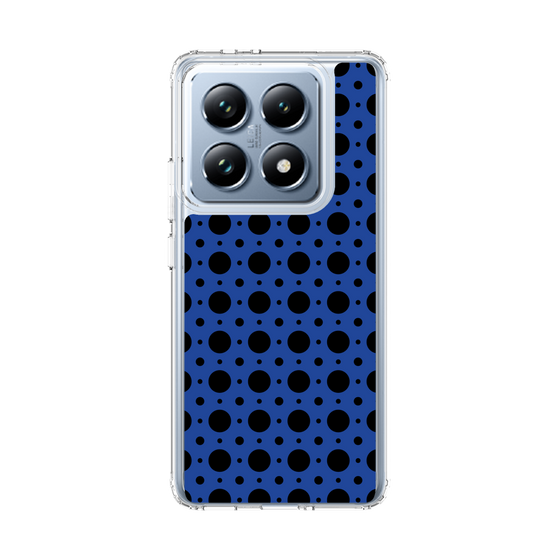 スリムプロテクションケース［ Shower Dot - Blue ］