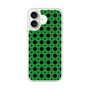 スリムプロテクションケース［ Shower Dot - Green ］
