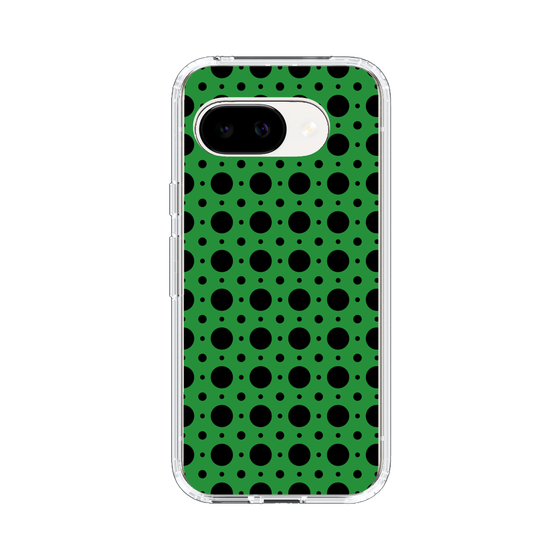 スリムプロテクションケース［ Shower Dot - Green ］