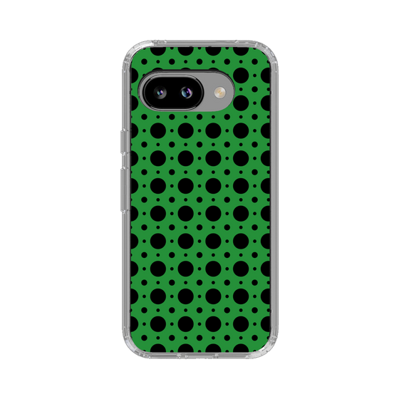 スリムプロテクションケース［ Shower Dot - Green ］
