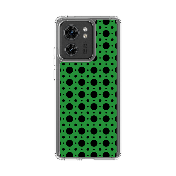 スリムプロテクションケース［ Shower Dot - Green ］