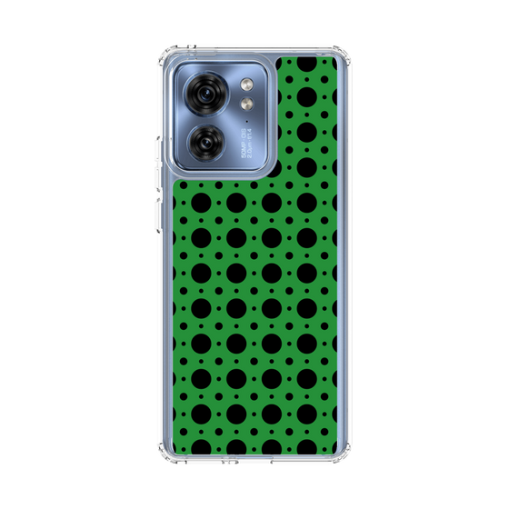 スリムプロテクションケース［ Shower Dot - Green ］