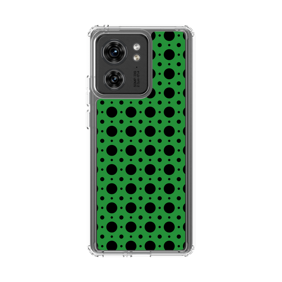 スリムプロテクションケース［ Shower Dot - Green ］