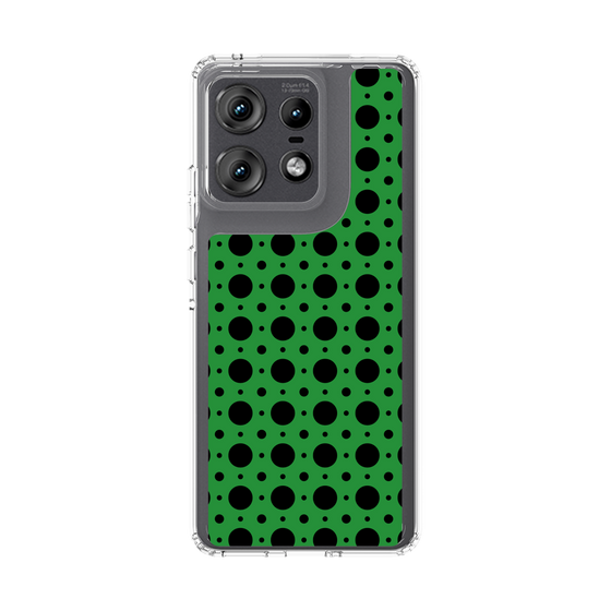 スリムプロテクションケース［ Shower Dot - Green ］