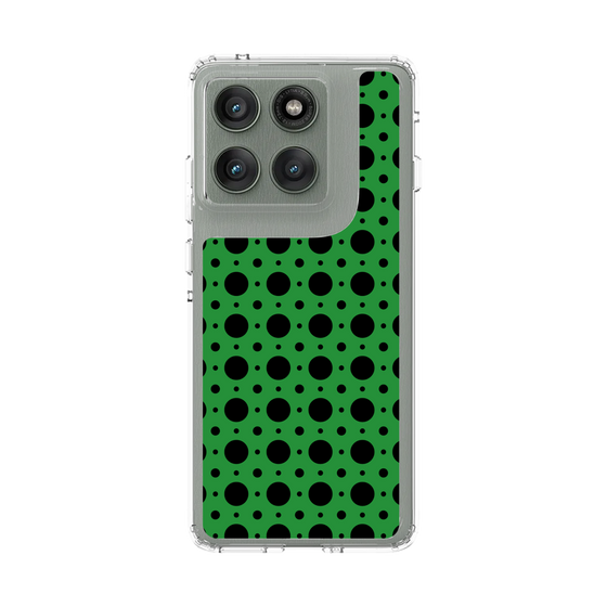 スリムプロテクションケース［ Shower Dot - Green ］