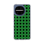 スリムプロテクションケース［ Shower Dot - Green ］
