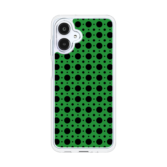 スリムプロテクションケース［ Shower Dot - Green ］