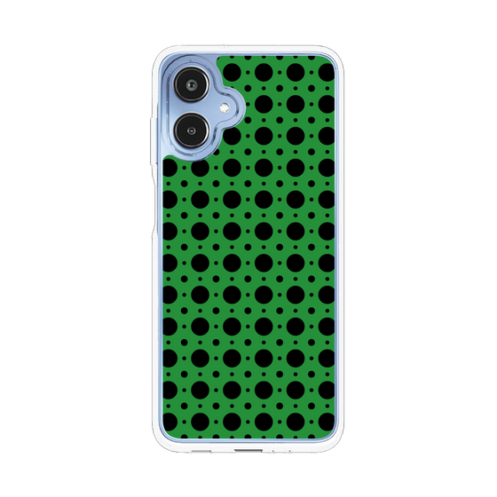 スリムプロテクションケース［ Shower Dot - Green ］