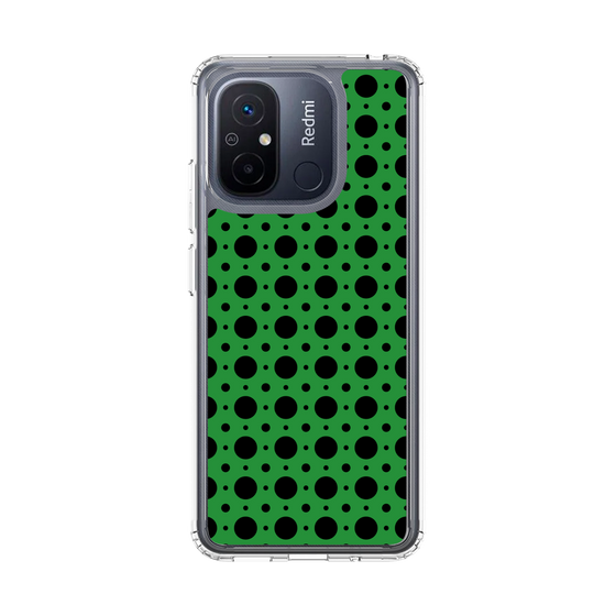 スリムプロテクションケース［ Shower Dot - Green ］