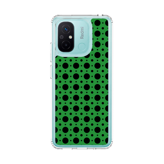 スリムプロテクションケース［ Shower Dot - Green ］