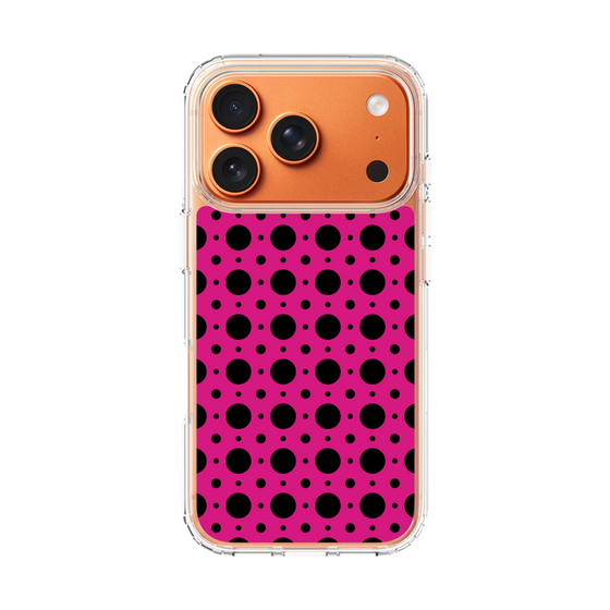 スリムプロテクションケース［ Shower Dot - Pink ］
