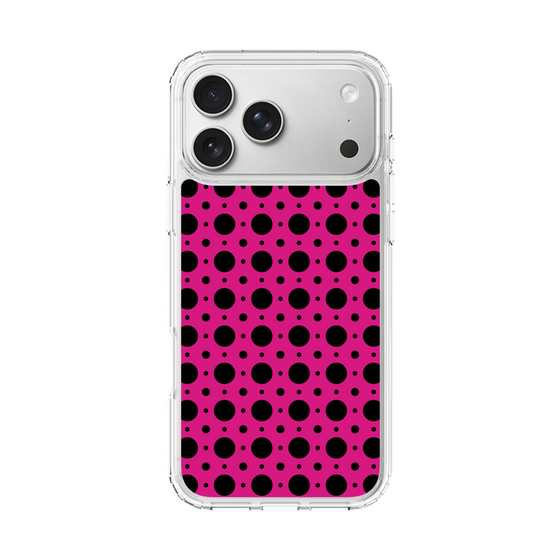 スリムプロテクションケース［ Shower Dot - Pink ］