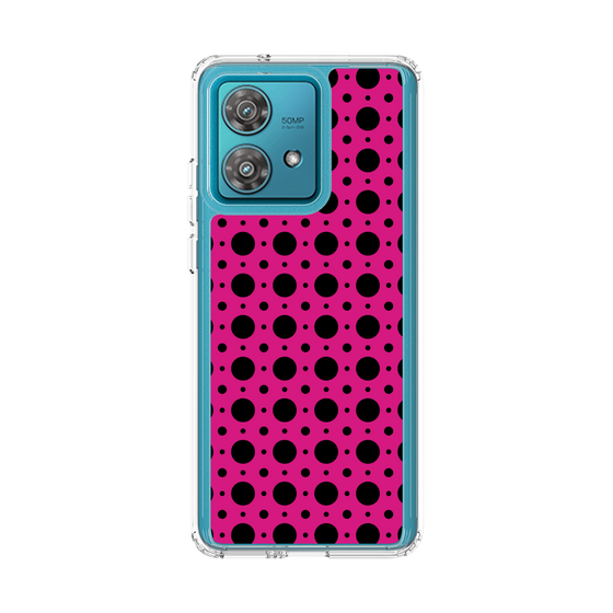 スリムプロテクションケース［ Shower Dot - Pink ］