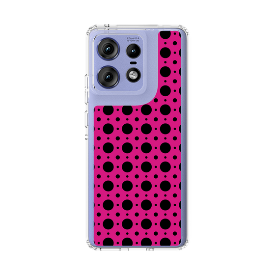 スリムプロテクションケース［ Shower Dot - Pink ］