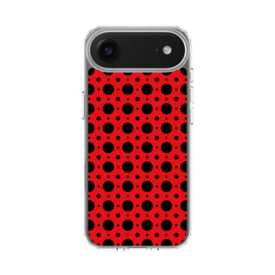 スリムプロテクションケース［ Shower Dot - Red ］