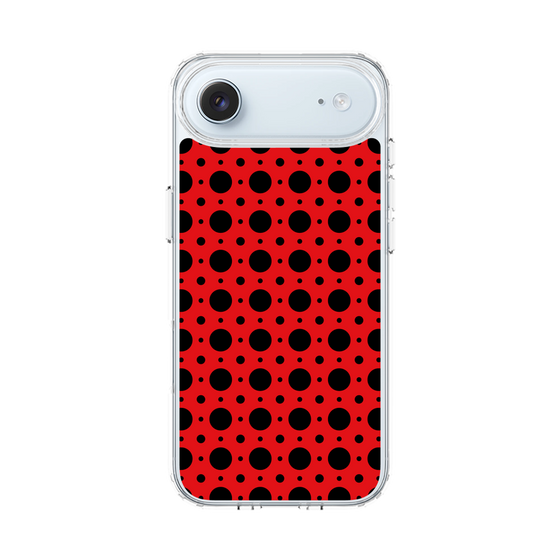 スリムプロテクションケース［ Shower Dot - Red ］