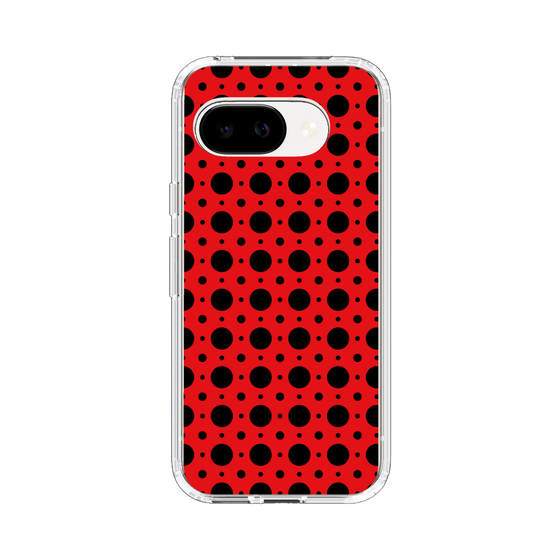 スリムプロテクションケース［ Shower Dot - Red ］