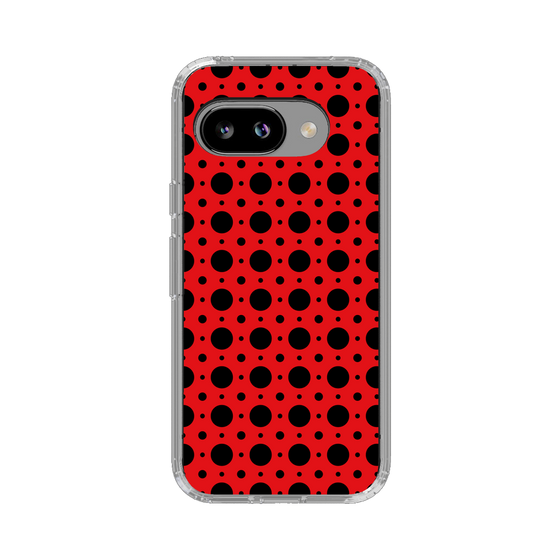 スリムプロテクションケース［ Shower Dot - Red ］