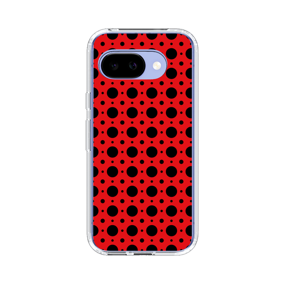 スリムプロテクションケース［ Shower Dot - Red ］