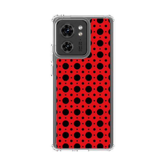 スリムプロテクションケース［ Shower Dot - Red ］