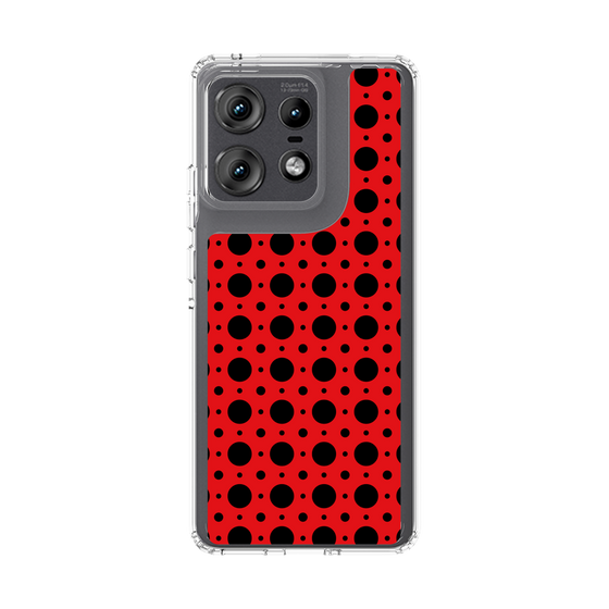 スリムプロテクションケース［ Shower Dot - Red ］