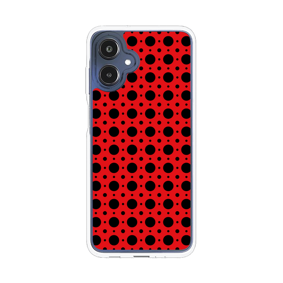 スリムプロテクションケース［ Shower Dot - Red ］