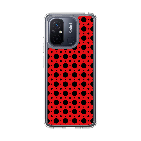 スリムプロテクションケース［ Shower Dot - Red ］