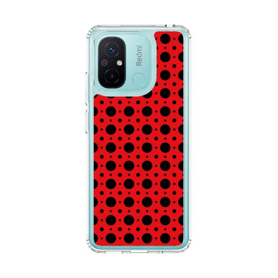 スリムプロテクションケース［ Shower Dot - Red ］