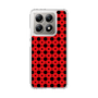 スリムプロテクションケース［ Shower Dot - Red ］