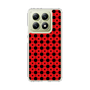 スリムプロテクションケース［ Shower Dot - Red ］