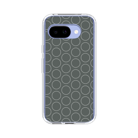 スリムプロテクションケース［ Dot Circle - Gray ］