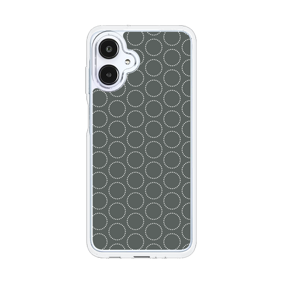 スリムプロテクションケース［ Dot Circle - Gray ］