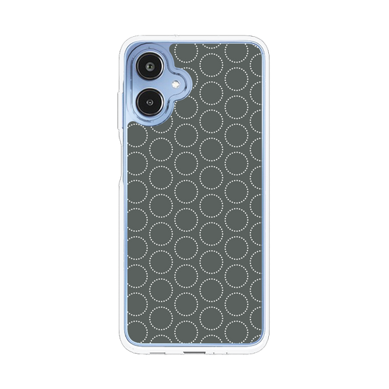 スリムプロテクションケース［ Dot Circle - Gray ］
