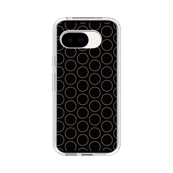 スリムプロテクションケース［ Dot Circle - Black ］