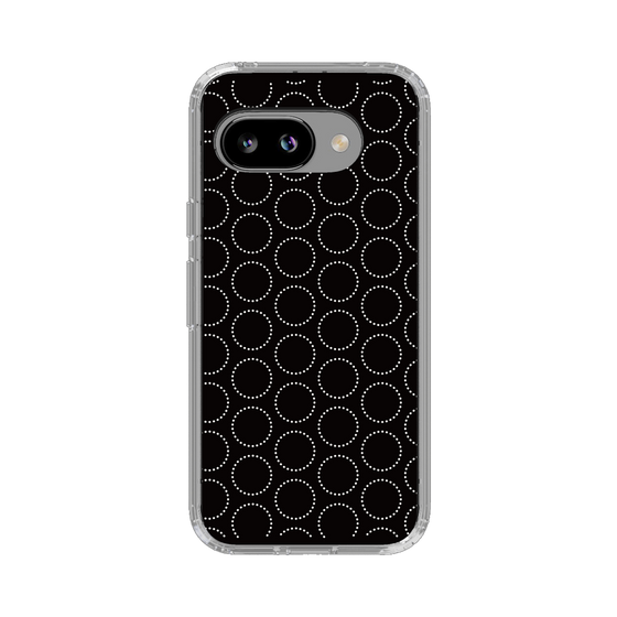 スリムプロテクションケース［ Dot Circle - Black ］