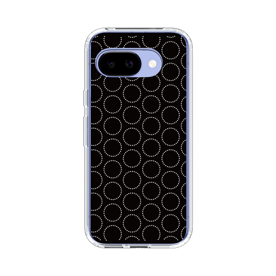 スリムプロテクションケース［ Dot Circle - Black ］