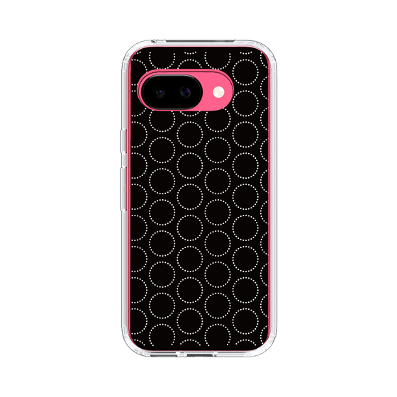 スリムプロテクションケース［ Dot Circle - Black ］