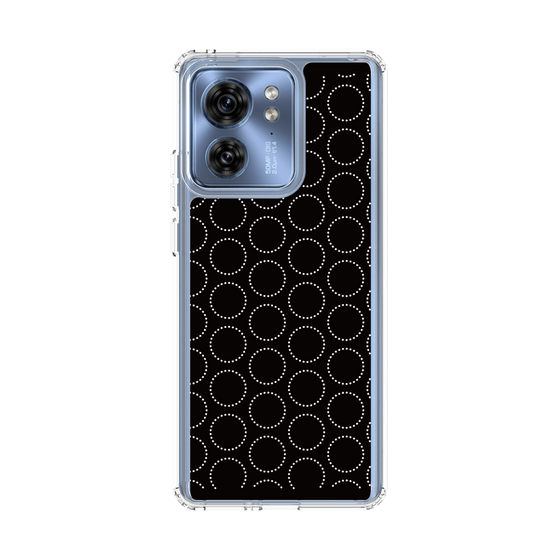 スリムプロテクションケース［ Dot Circle - Black ］